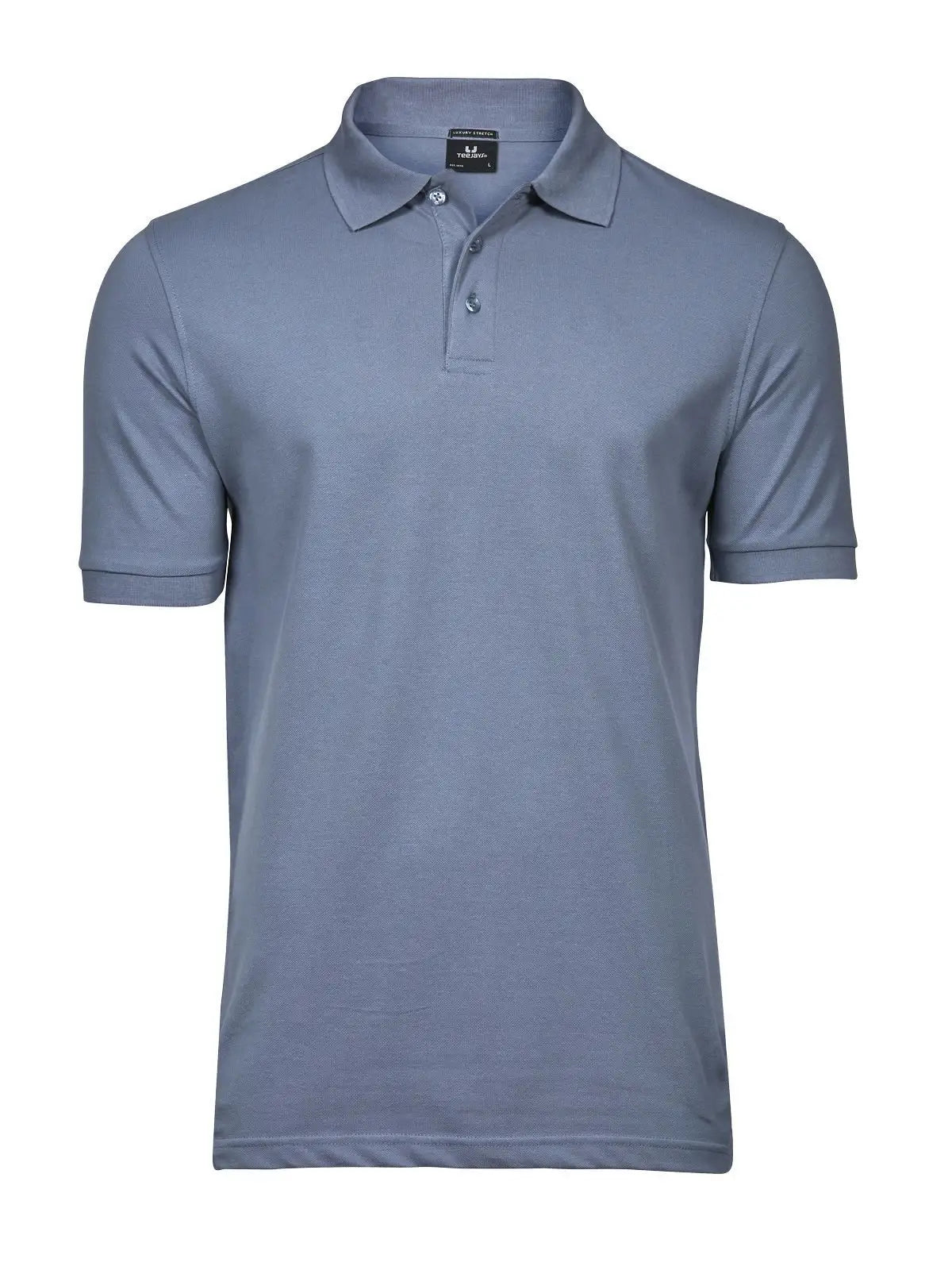 Polo Luxury Stretch Uomo in Piqué - Grigio - Tee Jays