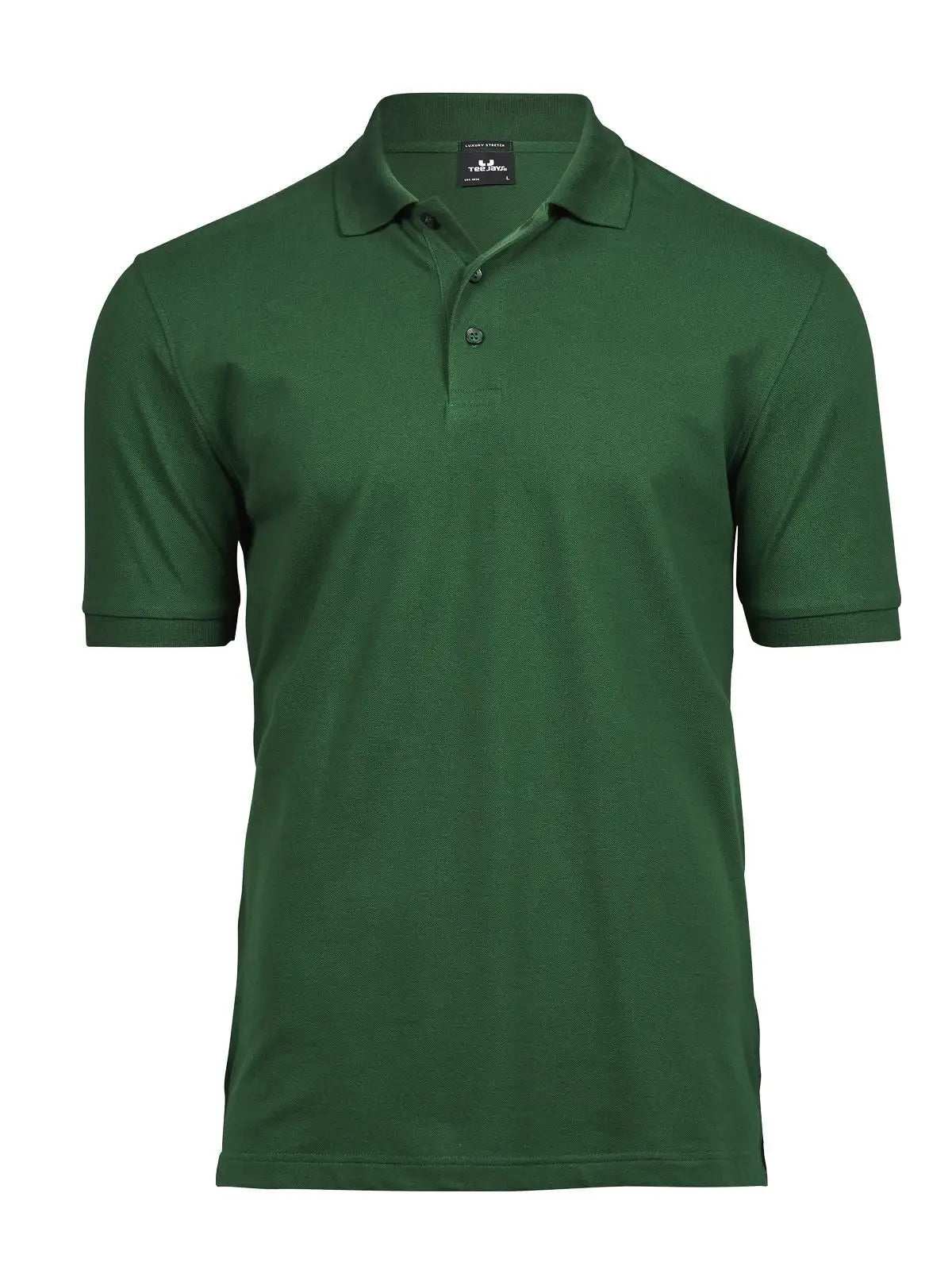 Polo Luxury Stretch Uomo in Piqué - Verde - Tee Jays