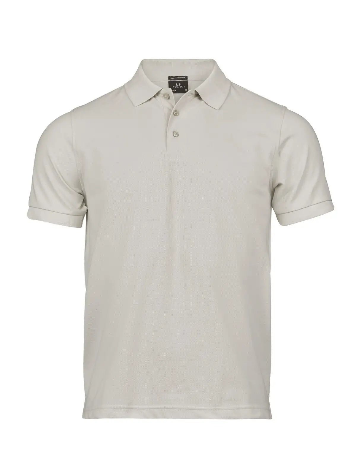 Polo Luxury Stretch Uomo in Piqué - Grigio - Tee Jays