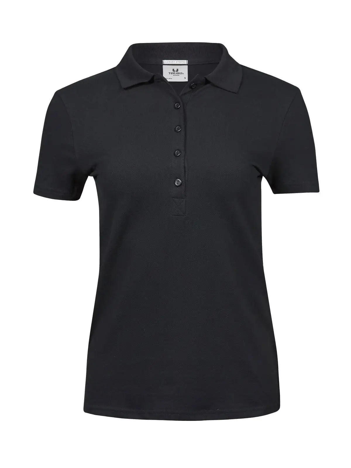Ladiess Luxury Stretch Polo Donna | Tee Jays - Nero