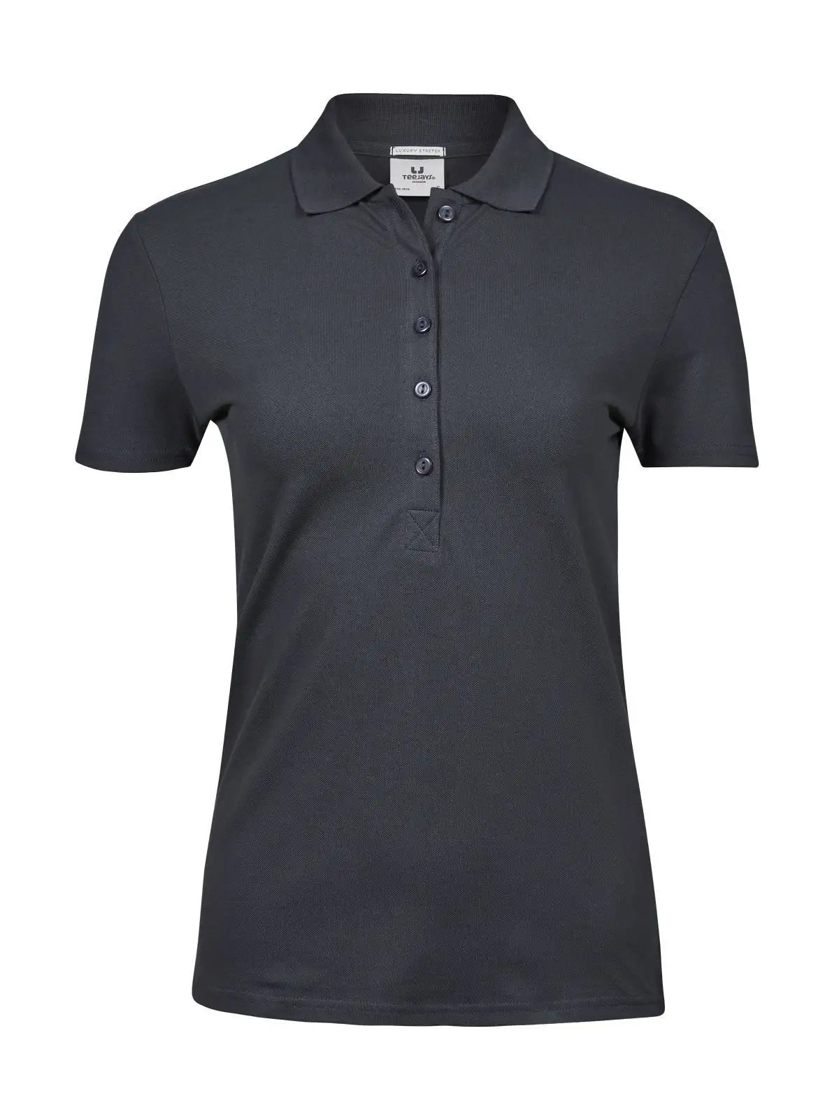 Ladiess Luxury Stretch Polo Donna | Tee Jays - Dark Grey