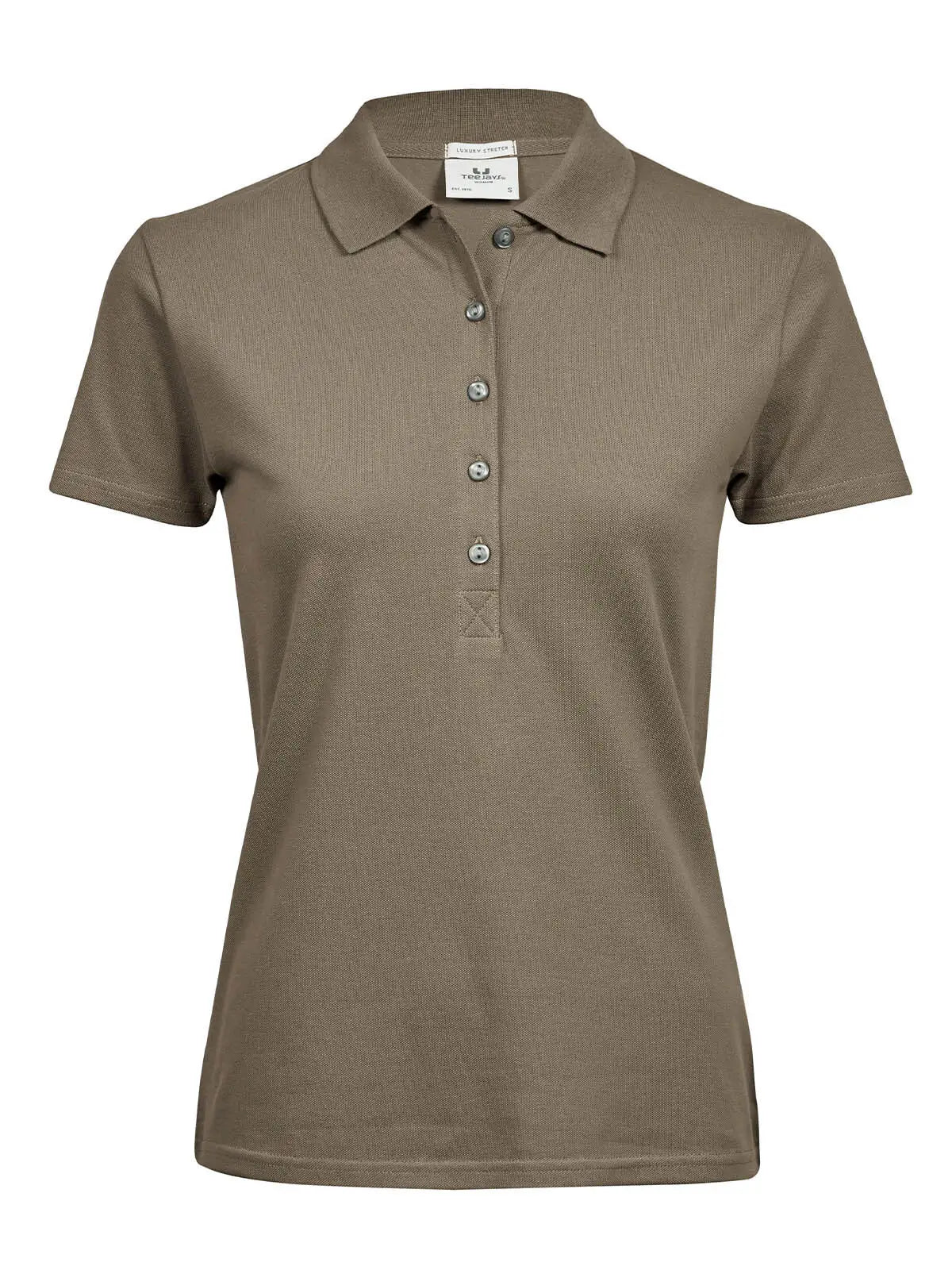 Ladiess Luxury Stretch Polo Donna | Tee Jays - Beige