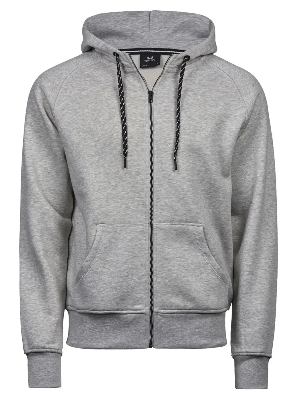 Felpa Fashion Full Zip Hood Uomo | Tee Jays - Heather Grey