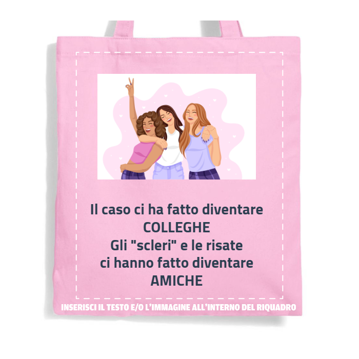 SHOPPER PREMIUM IN COTONE MANICO LUNGO 100% COTONE - PREMIUM BAG BS