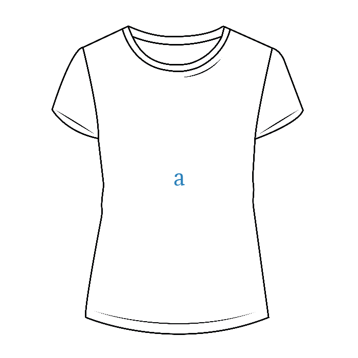 T-SHIRT LADIES ICONIC 150 T - FRUIT OF THE LOOM