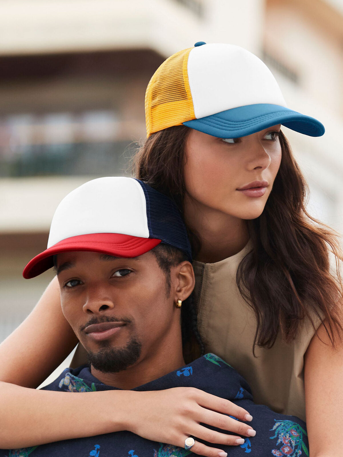 Cappello Trucker Retro a 5 Pannelli – Snapback con Visiera Imbottita | Beechfield