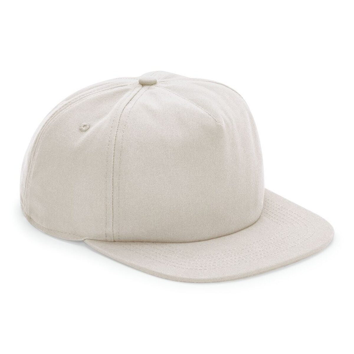 Cappellino 5 Pannelli in Cotone Organico – Unstructured Flat Visor | Beechfield