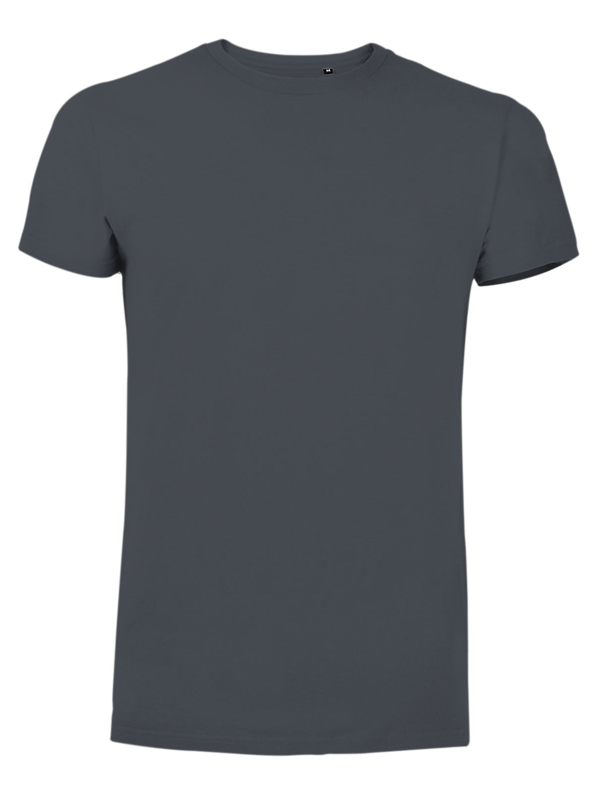 T-SHIRT COTONE ORGANICO MOON - BSGrigio Melange Scuro