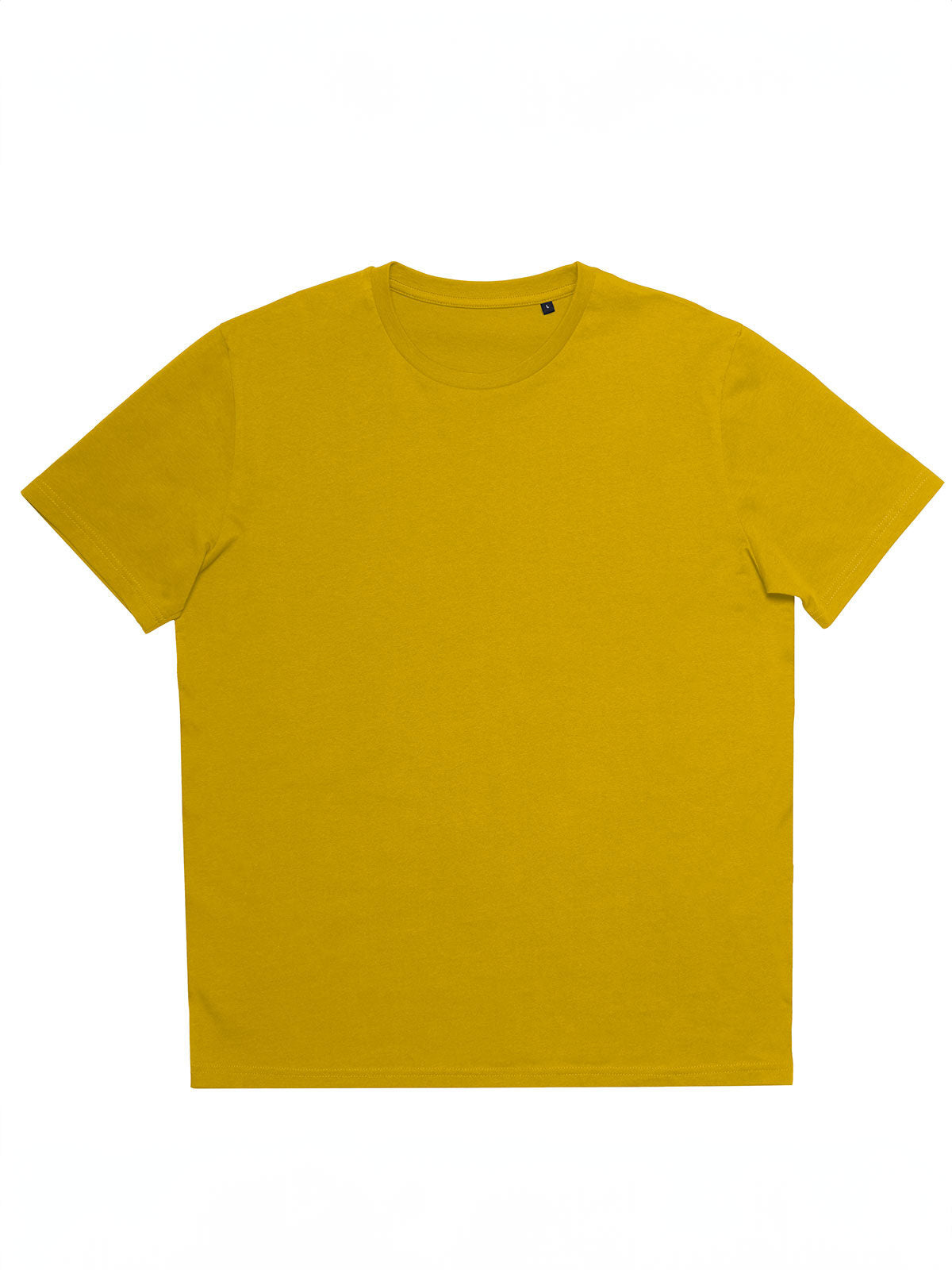 T-SHIRT UNISEX COTONE ORGANICO STRANGER - BSGiallo Mostarda