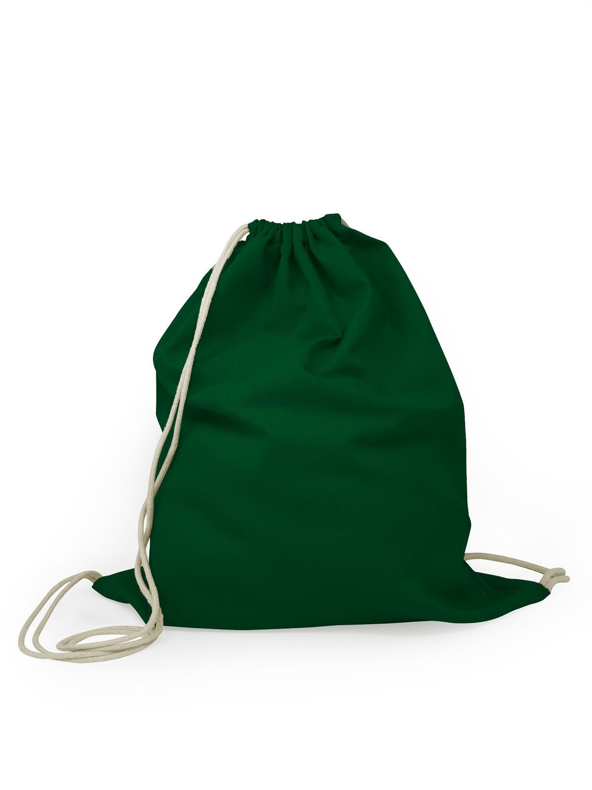 GYMSAC IN COTONE CON LACCI A CONTRASTO 100% COTONE - COTTON GYMSAC BS