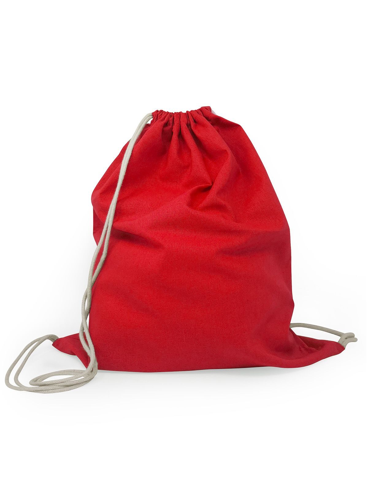 GYMSAC IN COTONE CON LACCI A CONTRASTO 100% COTONE - COTTON GYMSAC BS