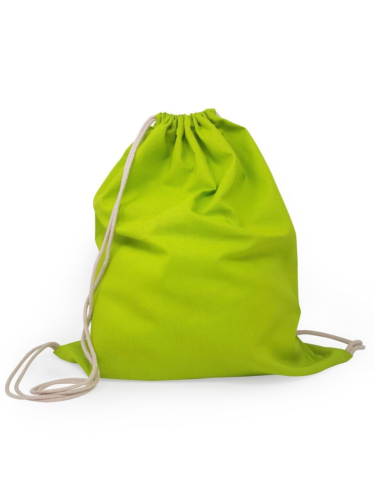 GYMSAC IN COTONE CON LACCI A CONTRASTO 100% COTONE - COTTON GYMSAC BS