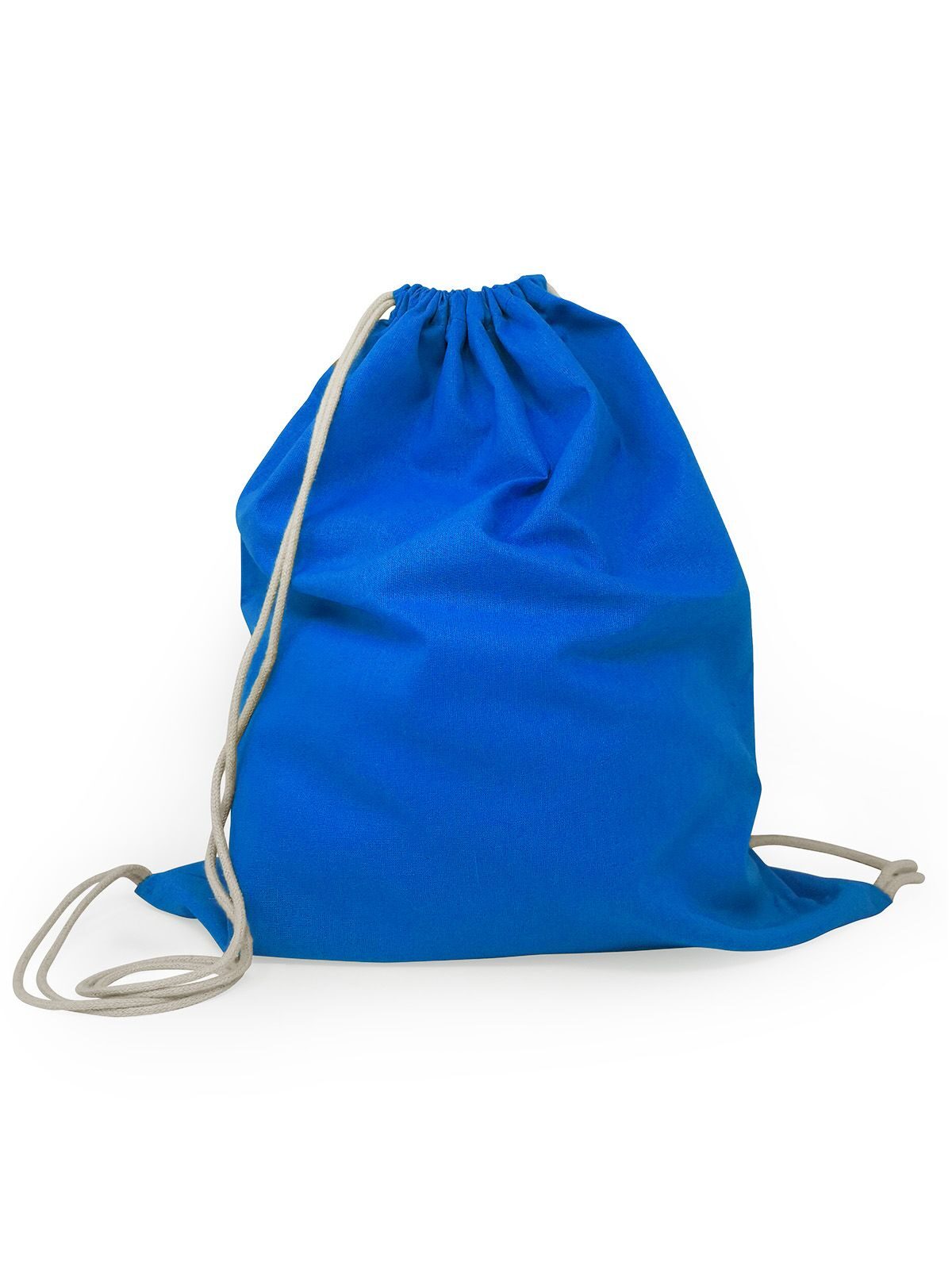 GYMSAC IN COTONE CON LACCI A CONTRASTO 100% COTONE - COTTON GYMSAC BS