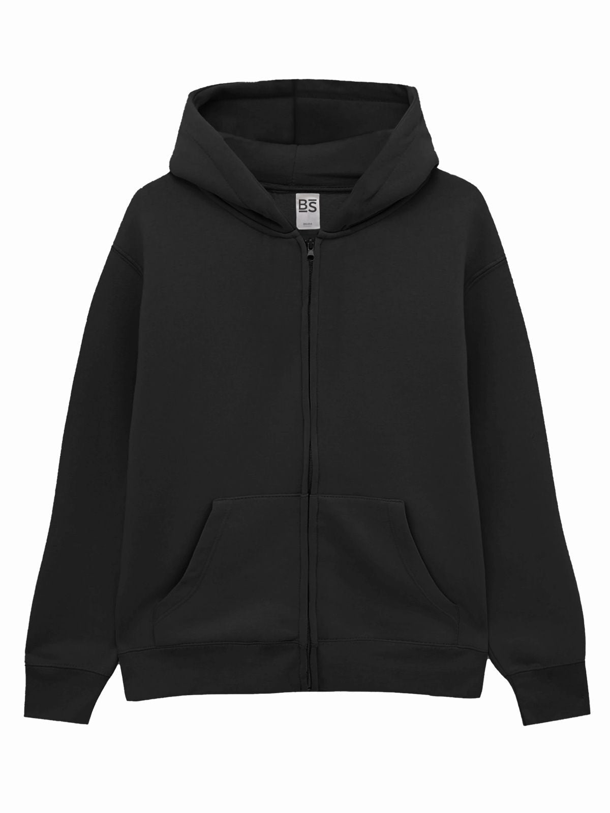 FELPA BERRY KIDS CON CAPPUCCIO E ZIP IN FRENCH TERRY - BS