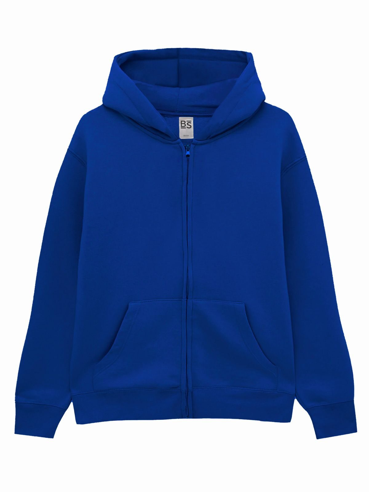 FELPA BERRY KIDS CON CAPPUCCIO E ZIP IN FRENCH TERRY - BS