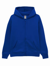 FELPA BERRY KIDS CON CAPPUCCIO E ZIP IN FRENCH TERRY - BS