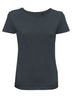 T-SHIRT COTONE ORGANICO MOON DONNA - BSGrigio Melange Scuro