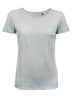 T-SHIRT COTONE ORGANICO MOON DONNA - BSGrigio Melange