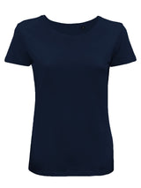 T-SHIRT COTONE ORGANICO MOON DONNA - BSBlu Navy