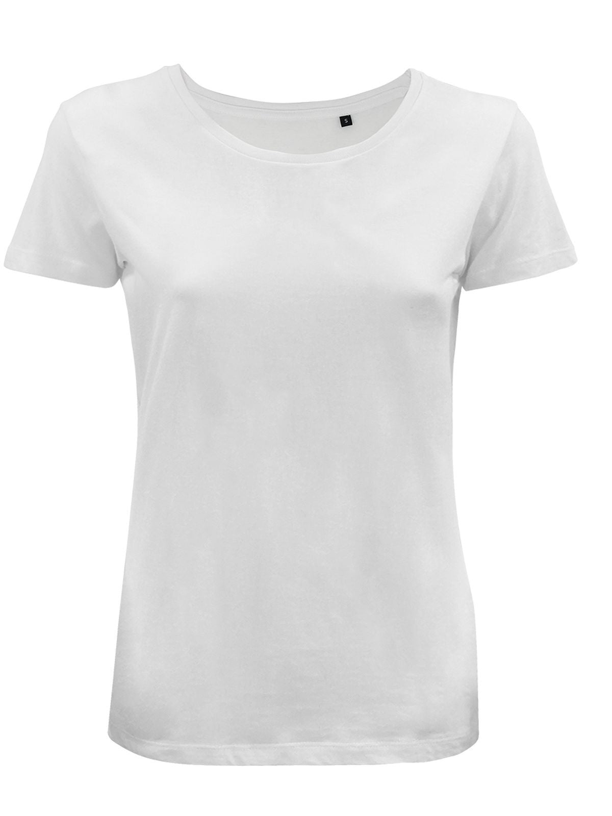 T-SHIRT COTONE ORGANICO MOON DONNA - BSBianco