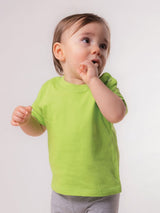 T-SHIRT NEONATO IN COTONE CON BOTTONI AUTOMATICI | THE COTTON FACTORY