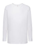 T-SHIRT KIDS VALUEWEIGHT LONG SLEEVE T - FRUIT OF THE LOOMBianco