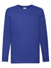 T-SHIRT KIDS VALUEWEIGHT LONG SLEEVE T - FRUIT OF THE LOOMRoyal Blu