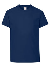 T-SHIRT KIDS ORIGINAL T - FRUIT OF THE LOOMBlu Navy