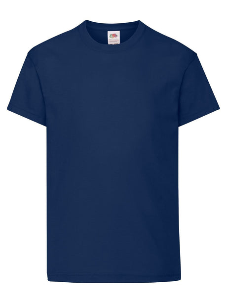 T-SHIRT KIDS ORIGINAL T - FRUIT OF THE LOOMBlu Navy