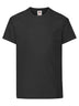T-SHIRT KIDS ORIGINAL T - FRUIT OF THE LOOMNero