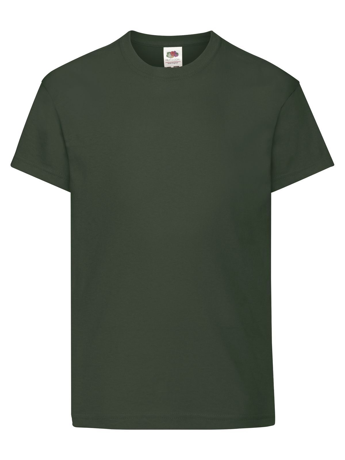 T-SHIRT KIDS ORIGINAL T - FRUIT OF THE LOOMVerde Bottiglia