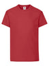 T-SHIRT KIDS ORIGINAL T - FRUIT OF THE LOOMRosso