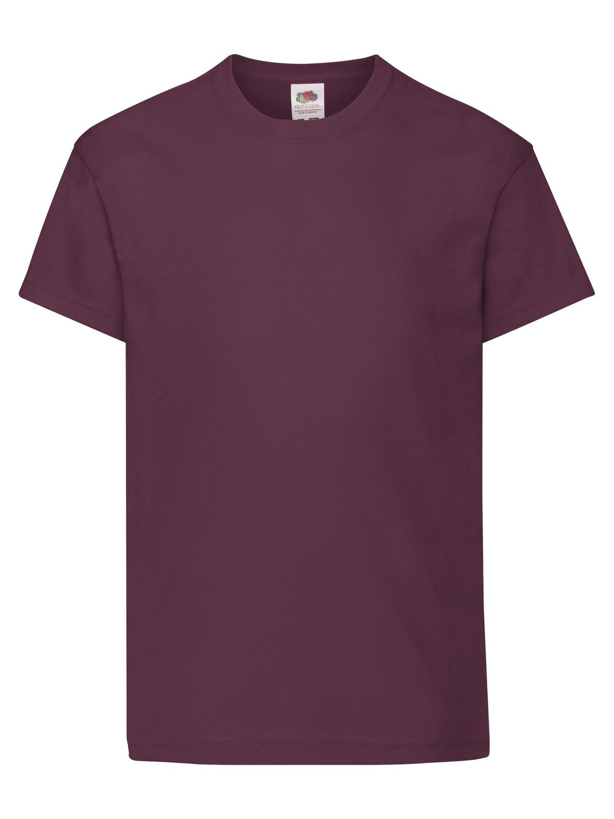 T-SHIRT KIDS ORIGINAL T - FRUIT OF THE LOOMBordeaux