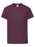 T-SHIRT KIDS ORIGINAL T - FRUIT OF THE LOOMBordeaux