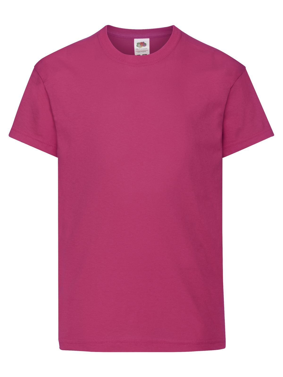 T-SHIRT KIDS ORIGINAL T - FRUIT OF THE LOOMFucsia