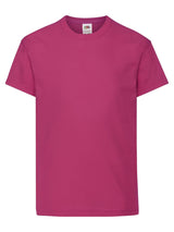 T-SHIRT KIDS ORIGINAL T - FRUIT OF THE LOOMFucsia