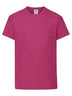T-SHIRT KIDS ORIGINAL T - FRUIT OF THE LOOMFucsia