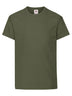 T-SHIRT KIDS ORIGINAL T - FRUIT OF THE LOOMVerde Oliva