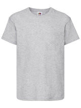 T-SHIRT KIDS ORIGINAL T - FRUIT OF THE LOOMGrigio Melange