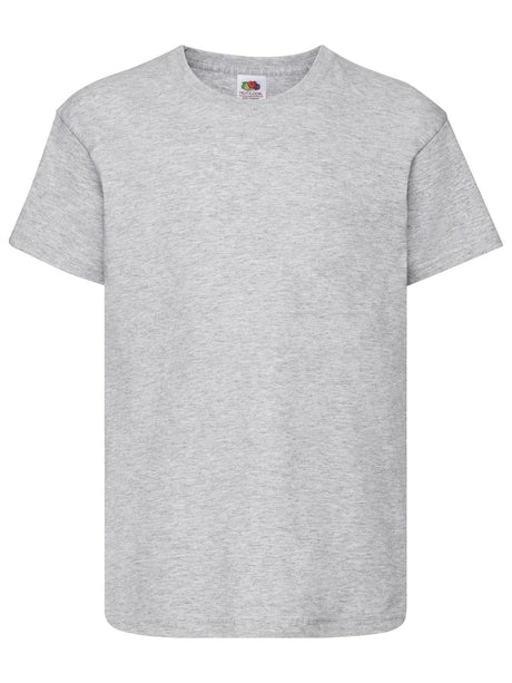 T-SHIRT KIDS ORIGINAL T - FRUIT OF THE LOOMGrigio Melange