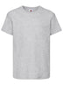 T-SHIRT KIDS ORIGINAL T - FRUIT OF THE LOOMGrigio Melange