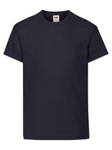 T-SHIRT KIDS ORIGINAL T - FRUIT OF THE LOOMBlu Scuro