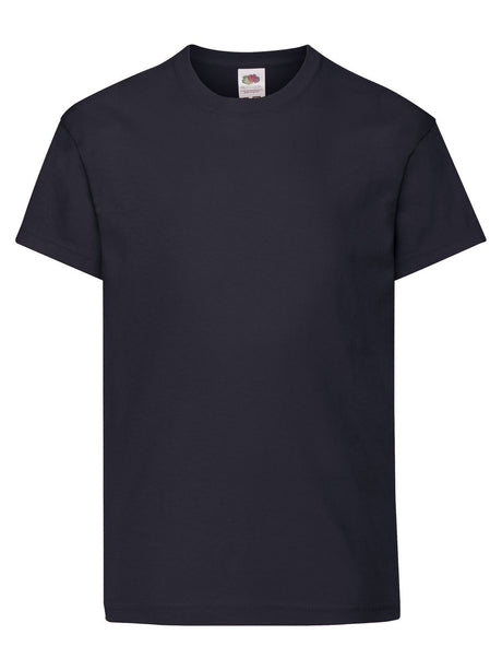 T-SHIRT KIDS ORIGINAL T - FRUIT OF THE LOOMBlu Scuro