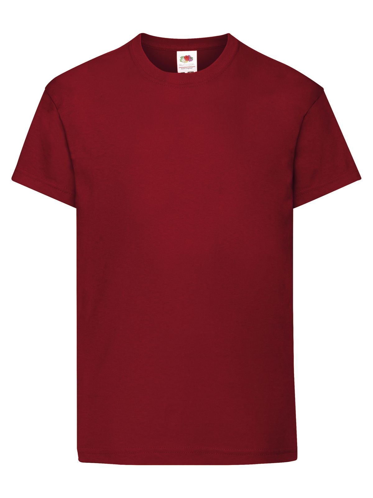 T-SHIRT KIDS ORIGINAL T - FRUIT OF THE LOOMRosso Mattone
