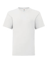 T-SHIRT KIDS ICONIC 150 T - FRUIT OF THE LOOMBianco