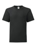 T-SHIRT KIDS ICONIC 150 T - FRUIT OF THE LOOMNero
