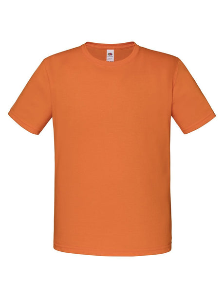 T-SHIRT KIDS ICONIC 150 T - FRUIT OF THE LOOMArancione