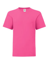 T-SHIRT KIDS ICONIC 150 T - FRUIT OF THE LOOMFucsia