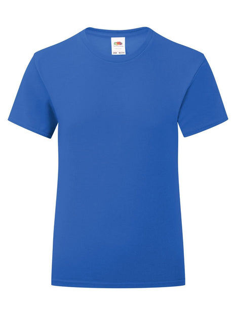 T-SHIRT GIRL ICONIC 150 T - FRUIT OF THE LOOMRoyal Blu