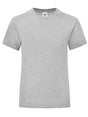 T-SHIRT GIRL ICONIC 150 T - FRUIT OF THE LOOMGrigio Melange